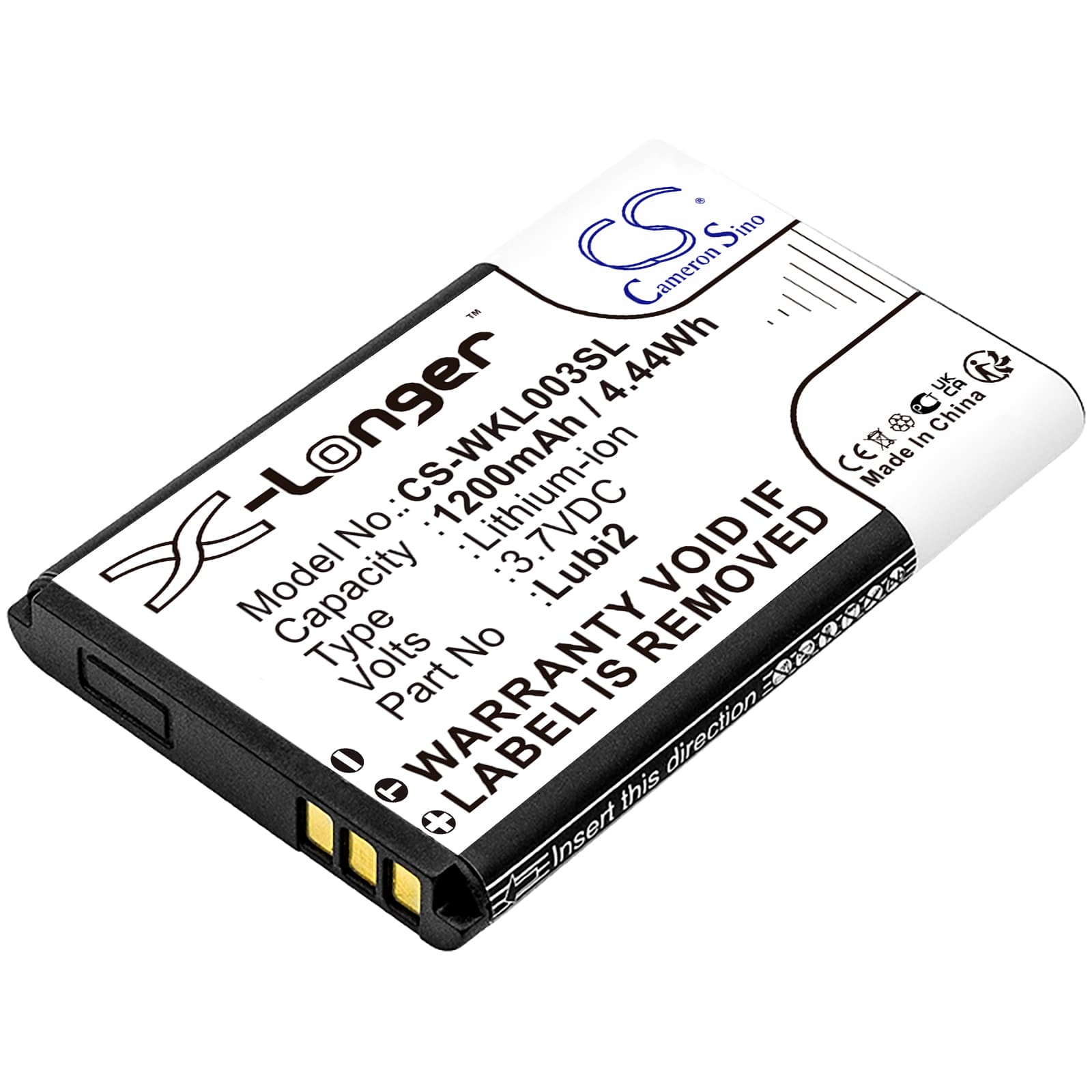 Replacement Battery for WINNER WG1 - CS-WKL003SL-1.jpg