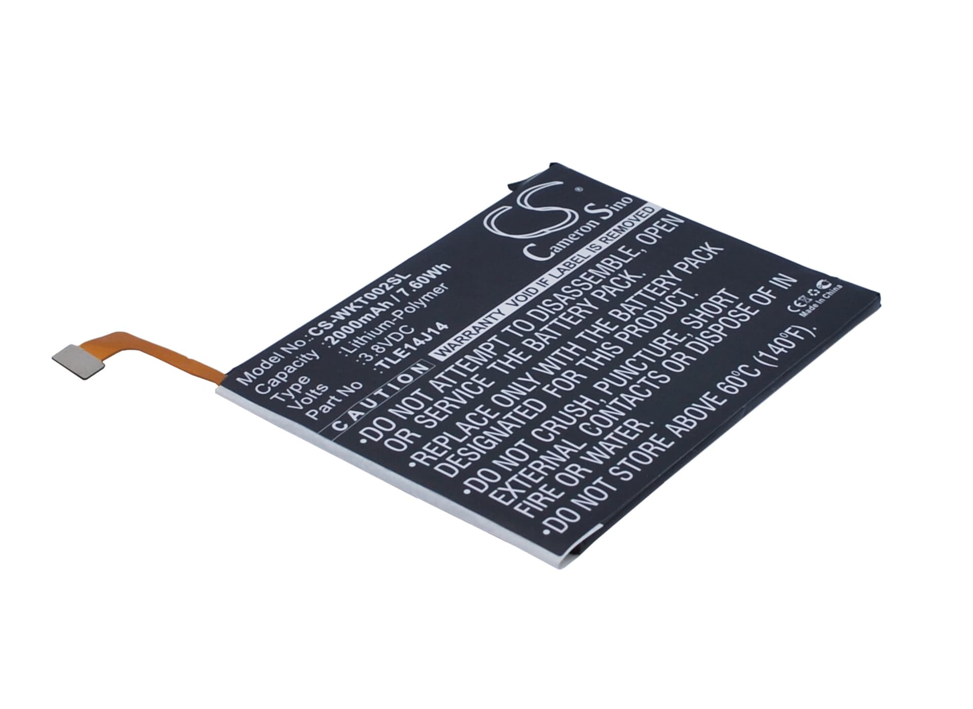 Replacement Battery for Wiko Getaway - CS-WKT002SL-1.jpg