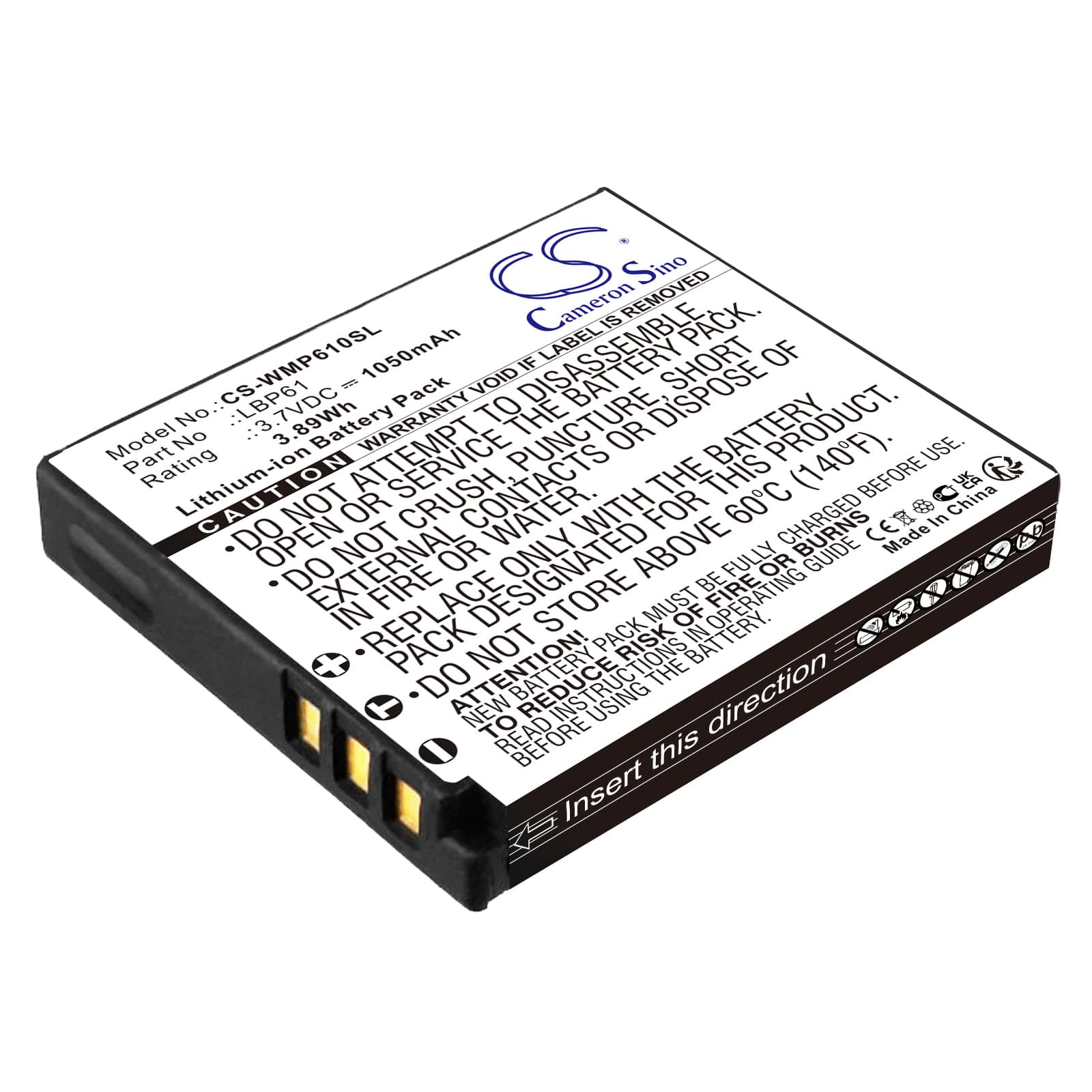 Replacement Battery for Wisycom MRP61 Transmitter - CS-WMP610SL-1.jpg