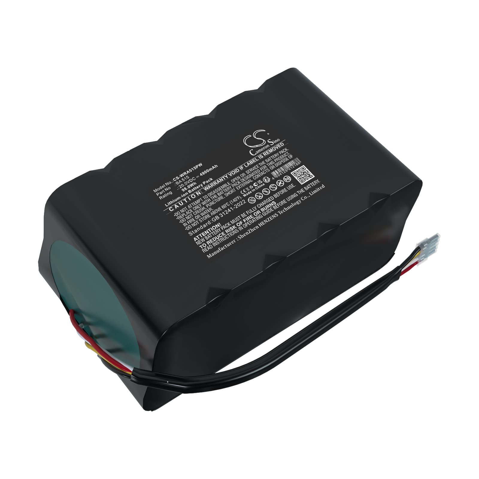 Replacement Battery for Mowox RM 1000 WIU-SN - CS-WRA515PW-1.jpg