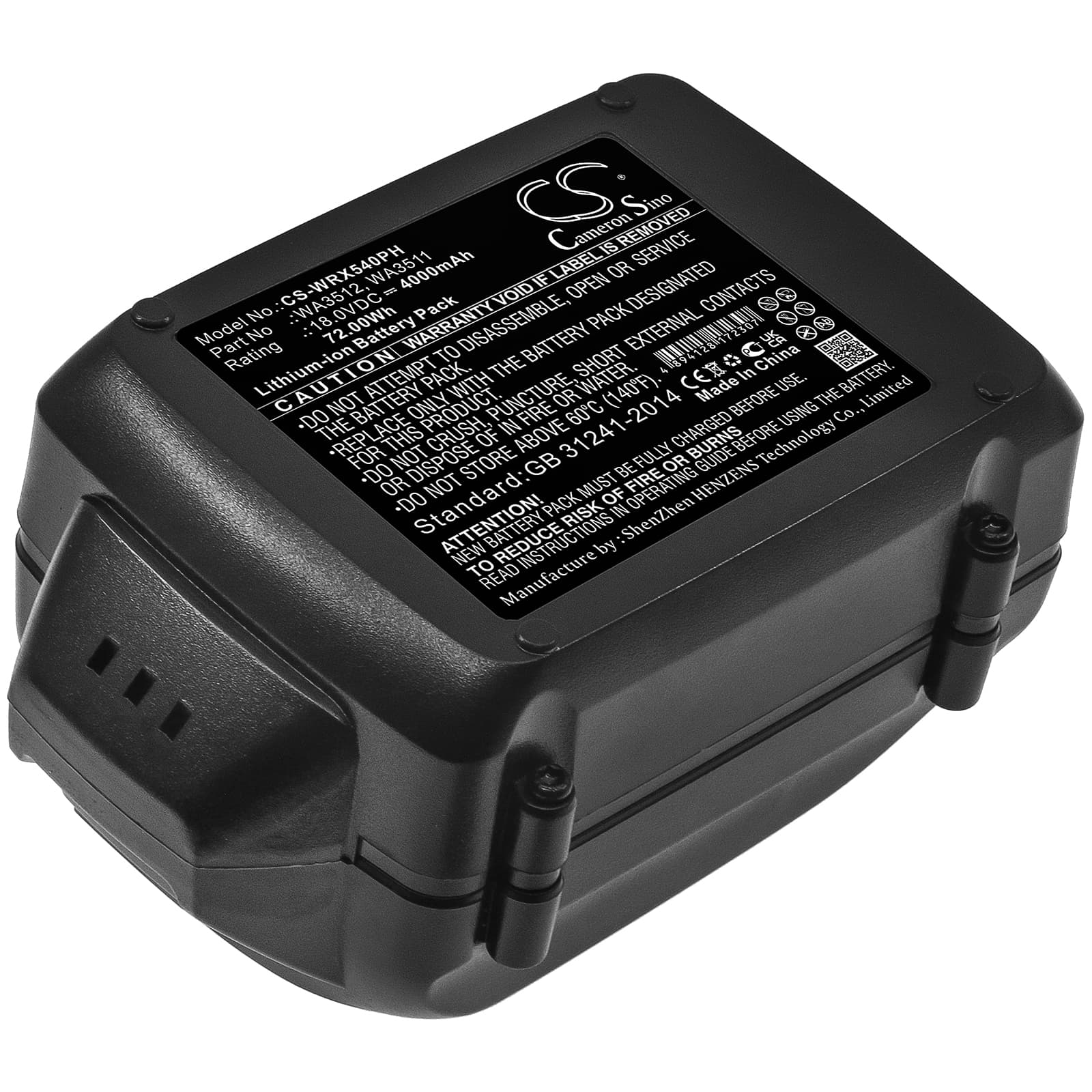 Replacement Battery for Worx WG151.5