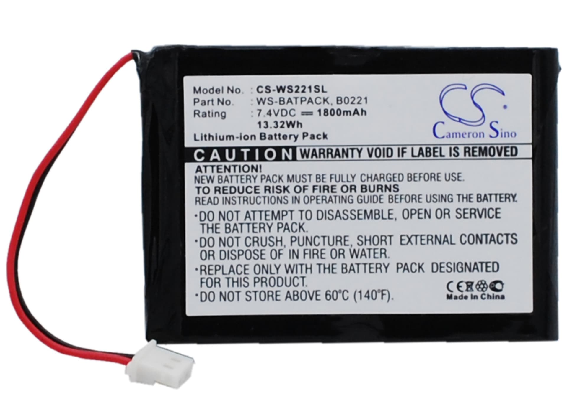 Replacement Battery for William Sound Sorin - CS-WS221SL-1.jpg
