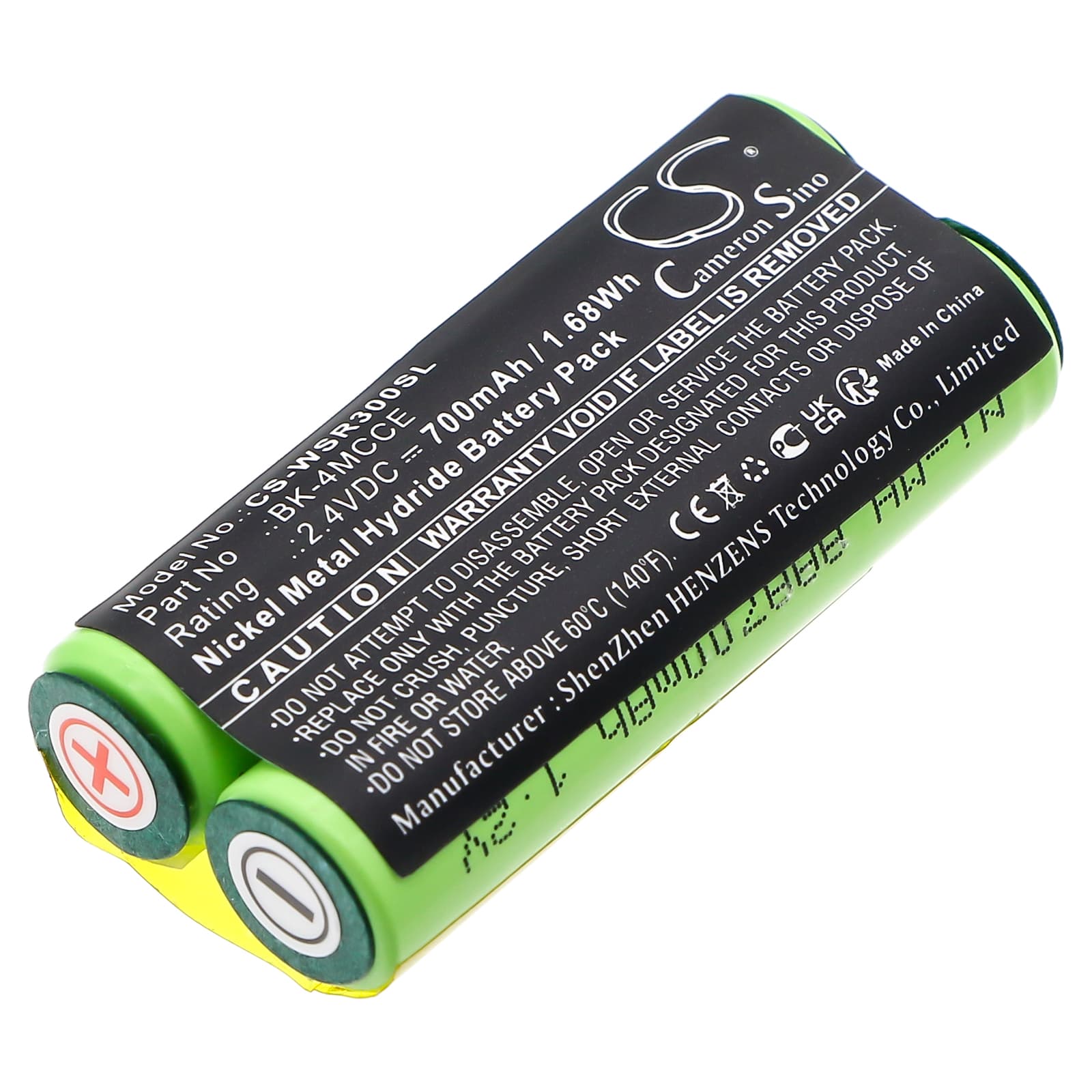 Replacement Battery for Waterpik Sensonic Plus SR-3000 - CS-WSR300SL-1.jpg