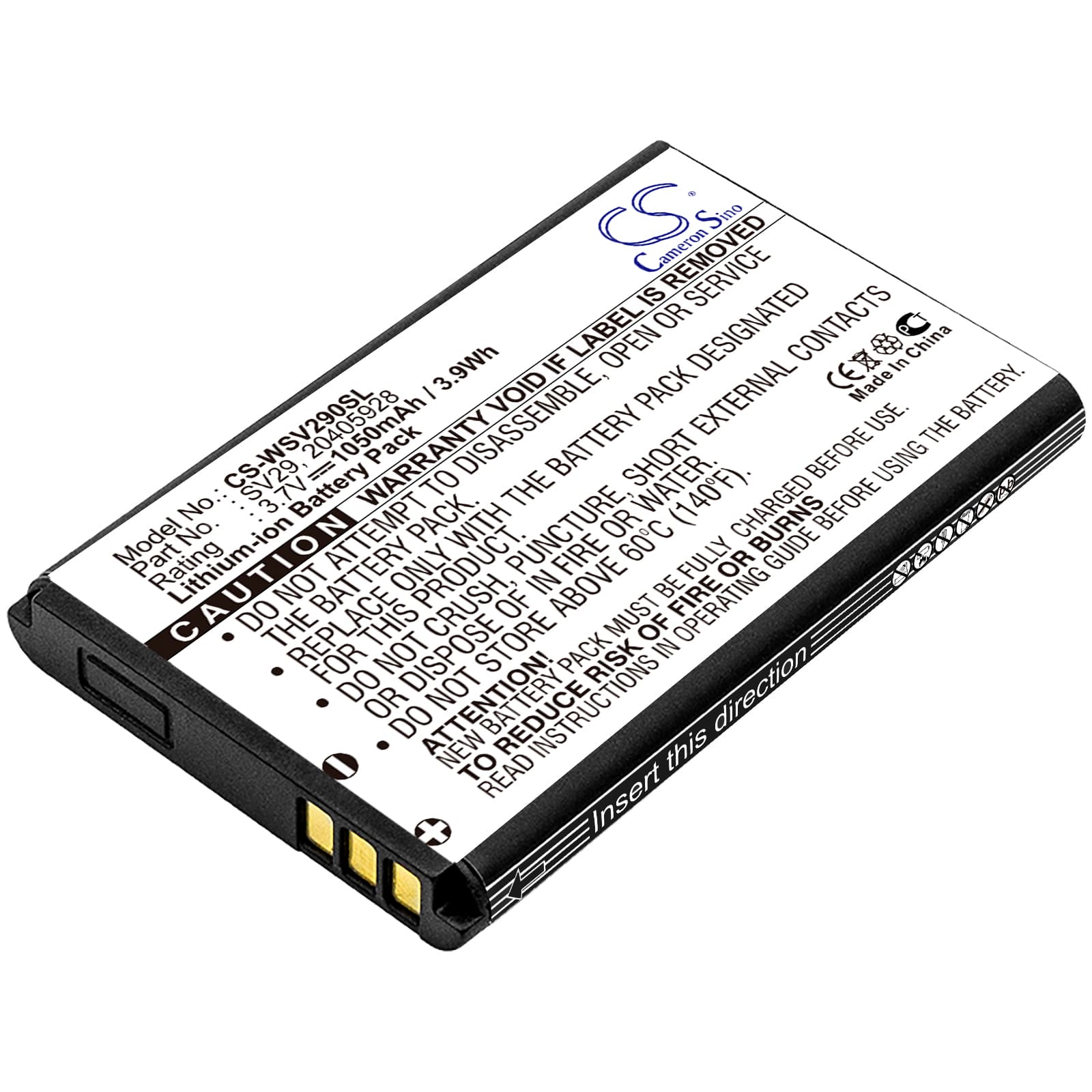 Replacement Battery for Maas CP-228-EU - CS-WSV290SL-1.jpg