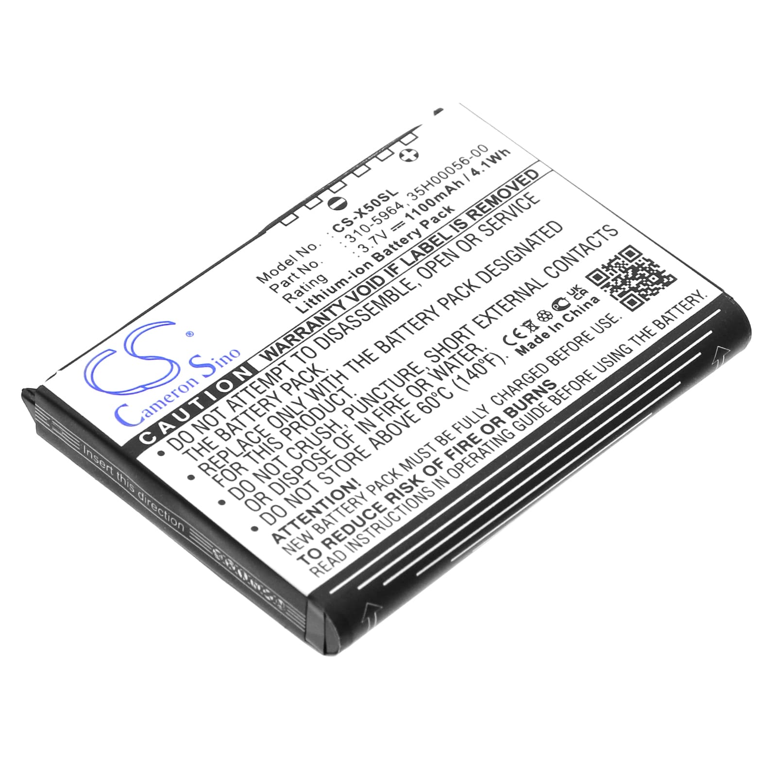 Replacement Battery for Dell Axim X50 - CS-X50SL-1.jpg