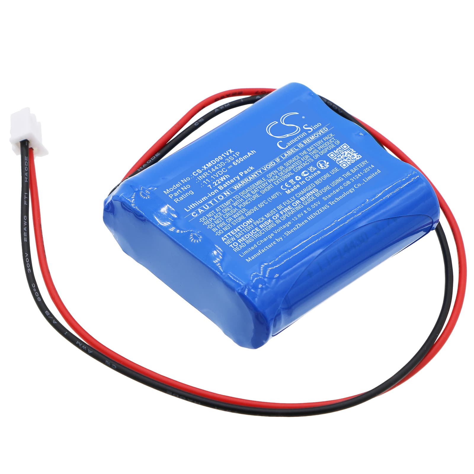 Replacement Battery for Xiaomi Mijia WXCDJ01SWDK - CS-XMD001VX-1.jpg