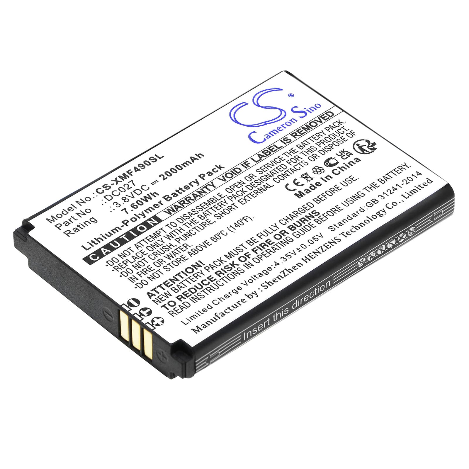 Replacement Battery for Xiaomi F490 4G - CS-XMF490SL-1.jpg