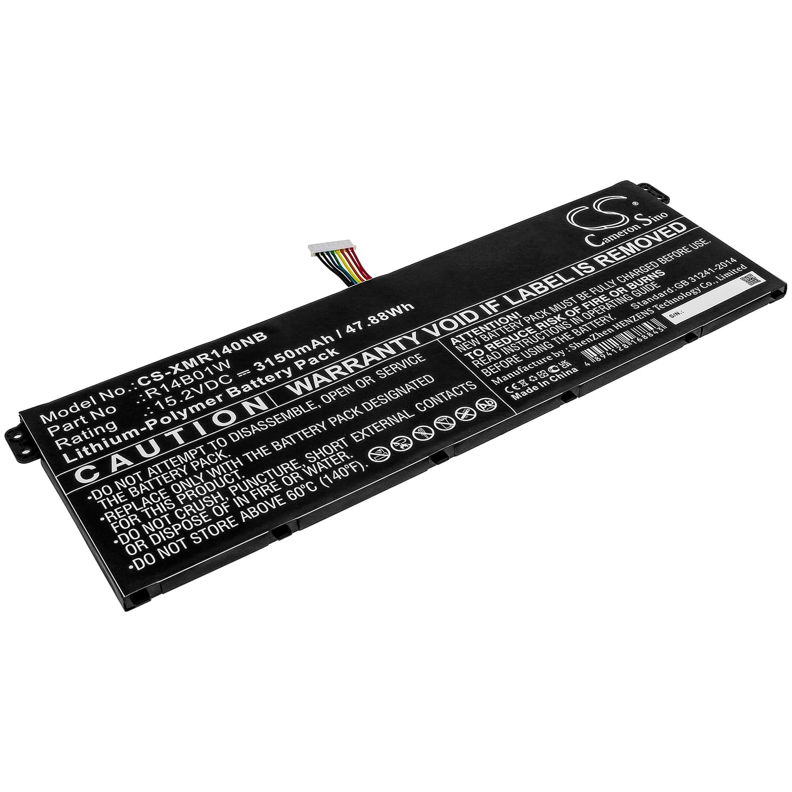 Replacement Battery for Xiaomi Redmi Book 14 - CS-XMR140NB-1.jpg