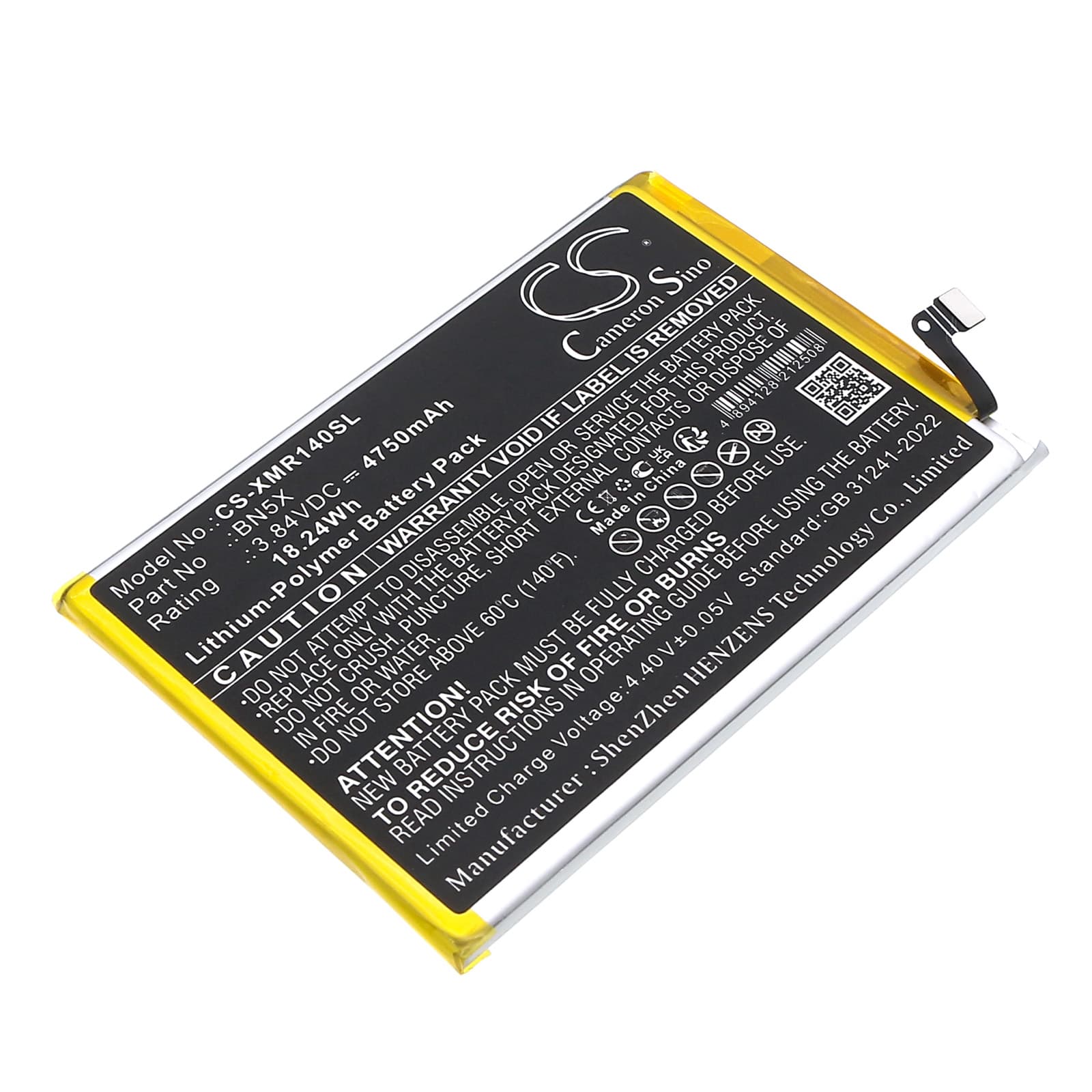 Replacement Battery for Xiaomi 2409BRN2CA - CS-XMR140SL-1.jpg