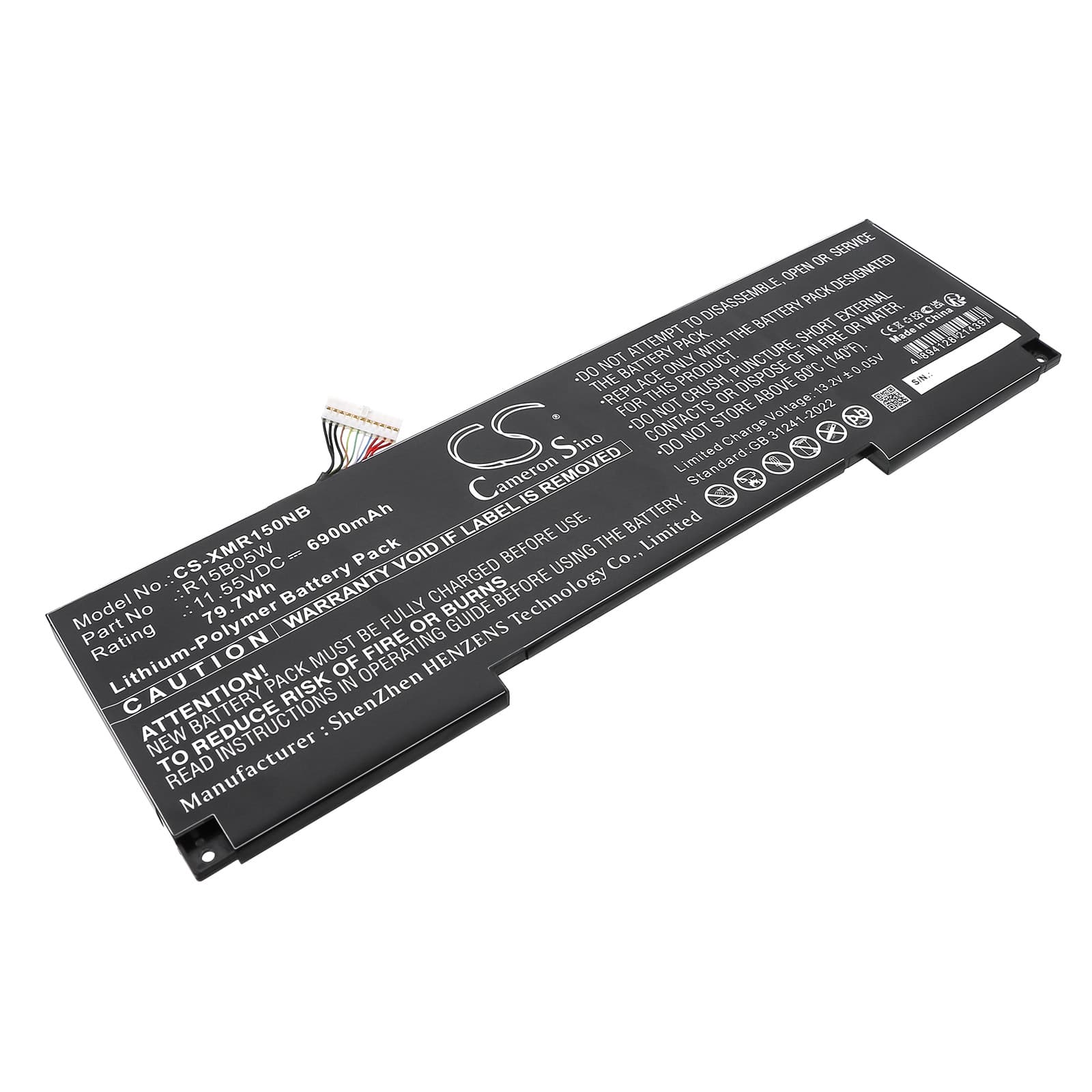 Replacement Battery for Xiaomi Notebook Pro X 15 - CS-XMR150NB-1.jpg