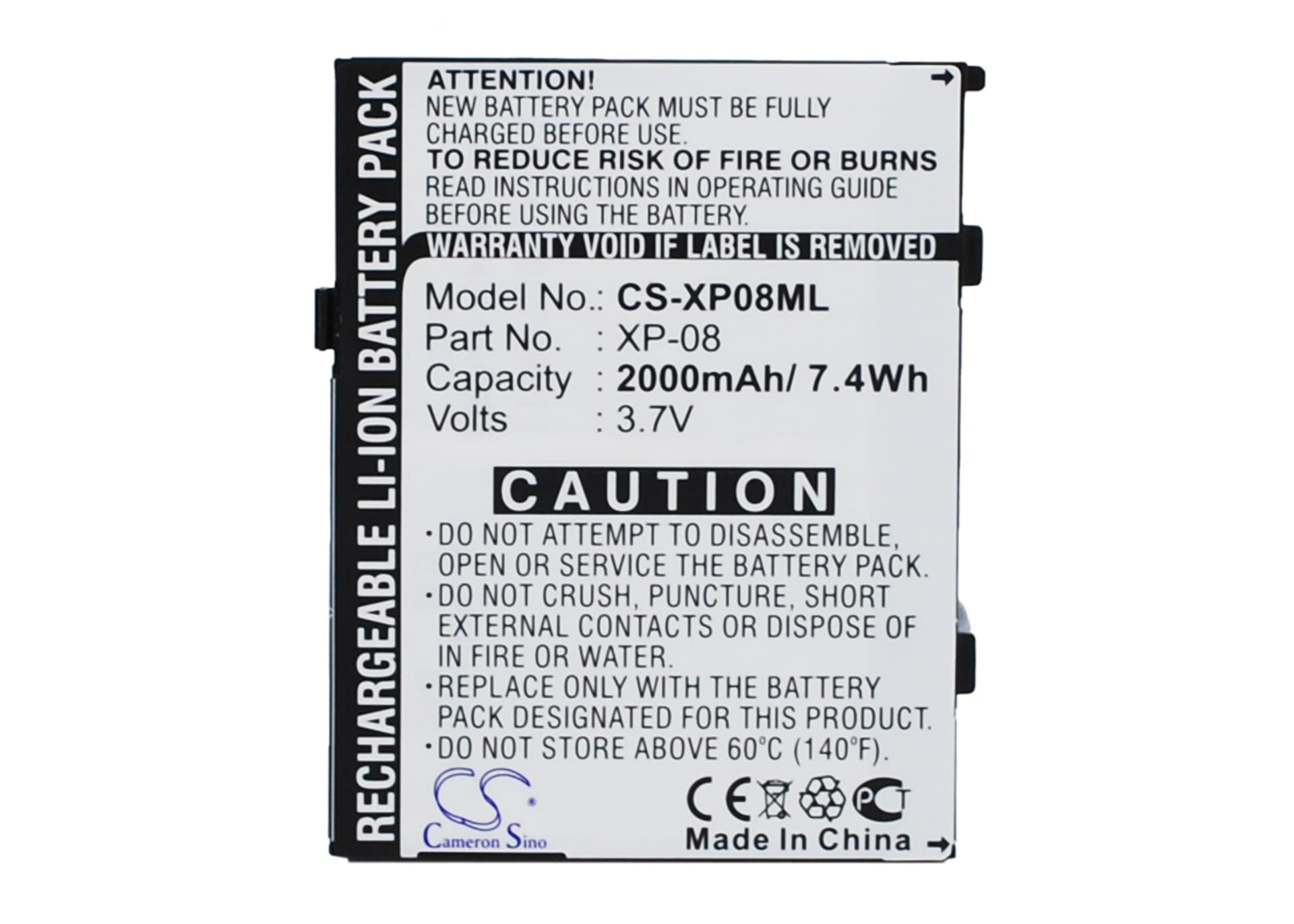 Replacement Battery for O2 XDA Flame