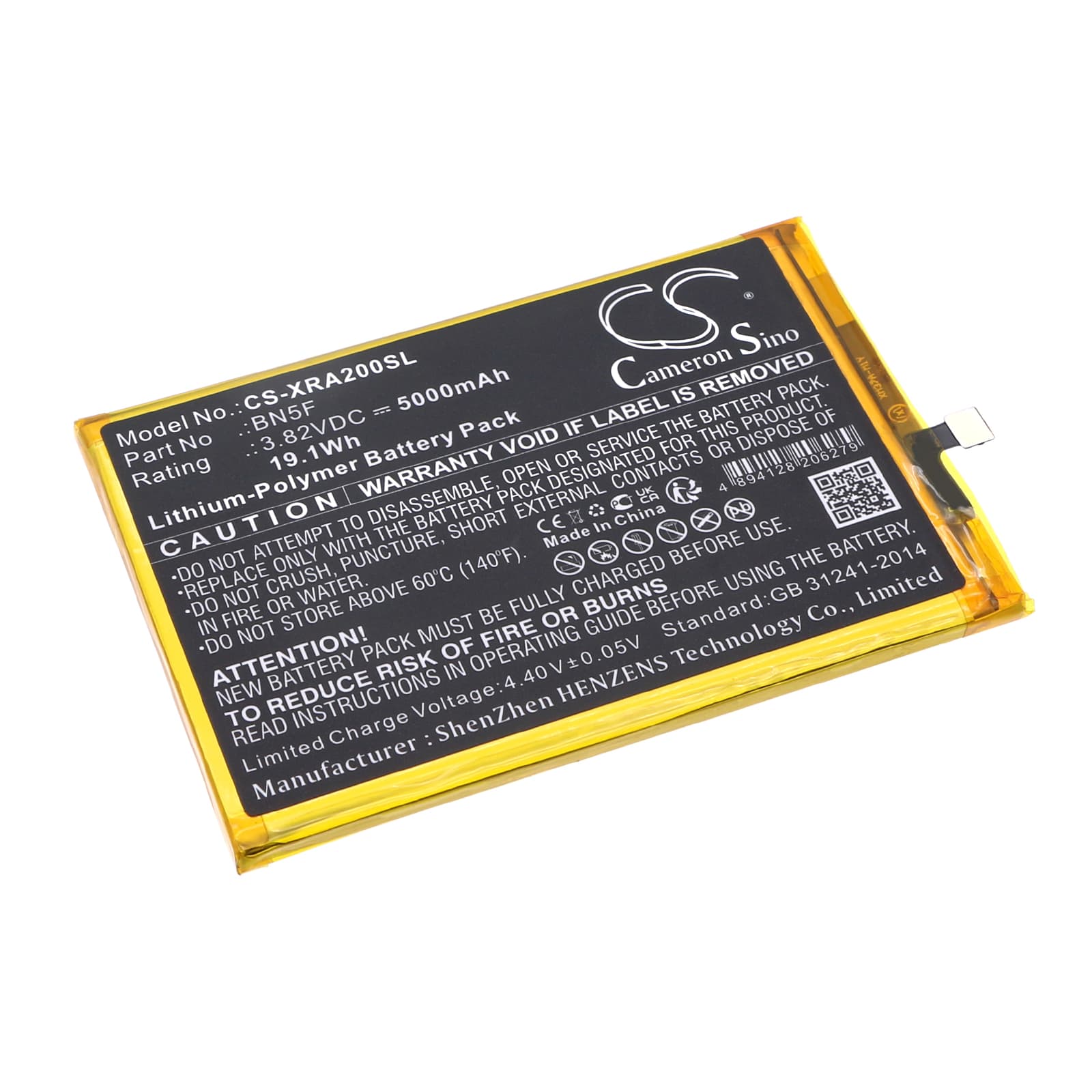 Replacement Battery for Xiaomi 23028RN4DG - CS-XRA200SL-1.jpg