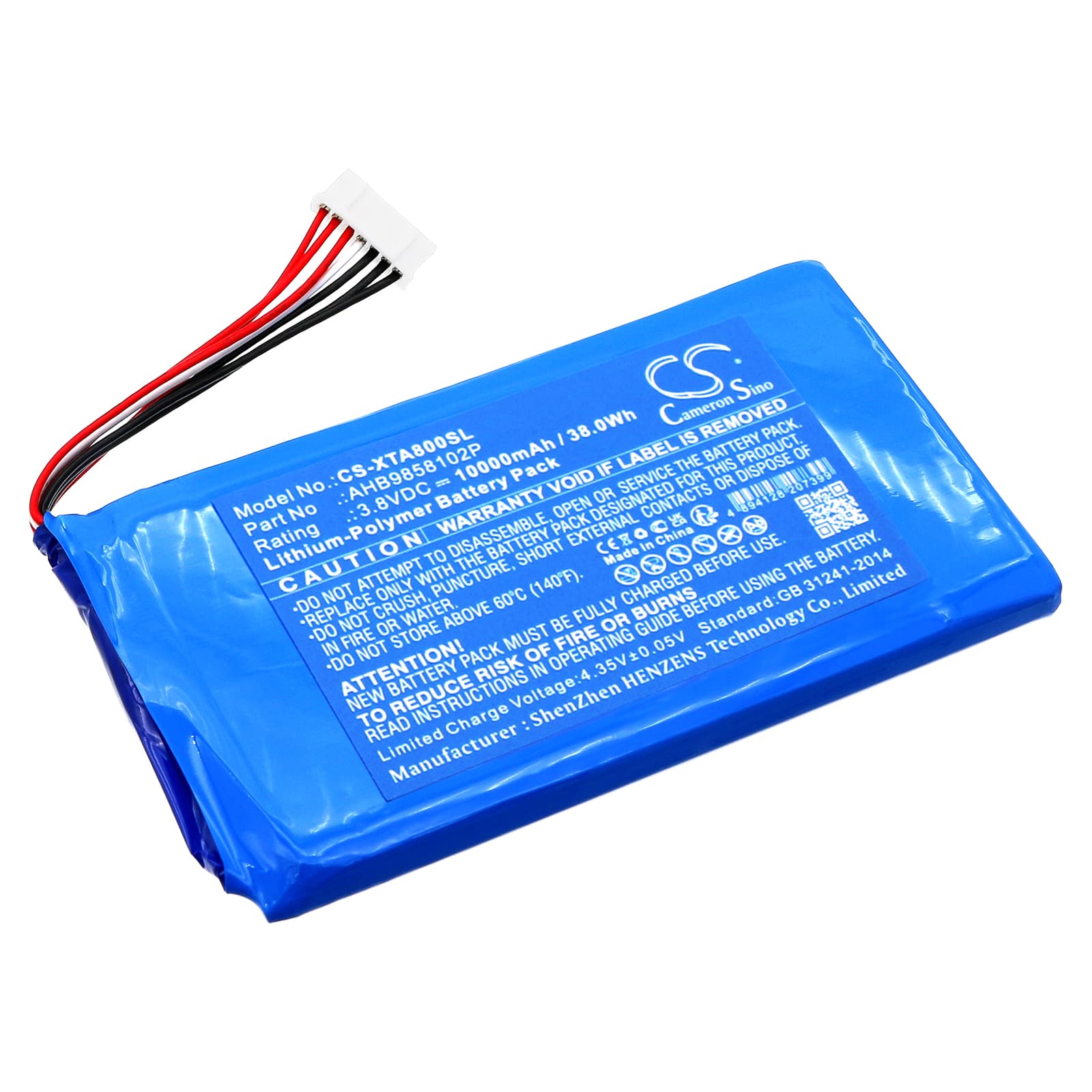 Replacement Battery for XTOOL A80 Pro Full System Car Scan Tools - CS-XTA800SL-1.jpg