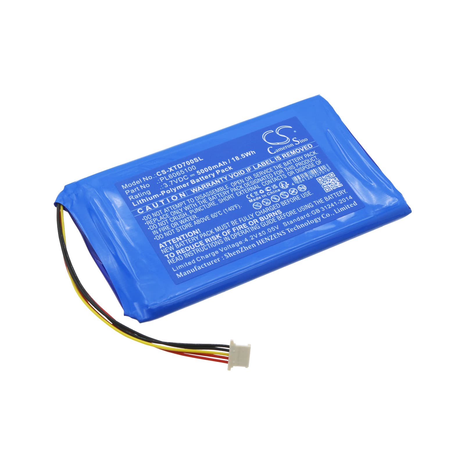 Replacement Battery for XTOOL AutoPropad Basic Key Programmer - CS-XTD700SL-1.jpg