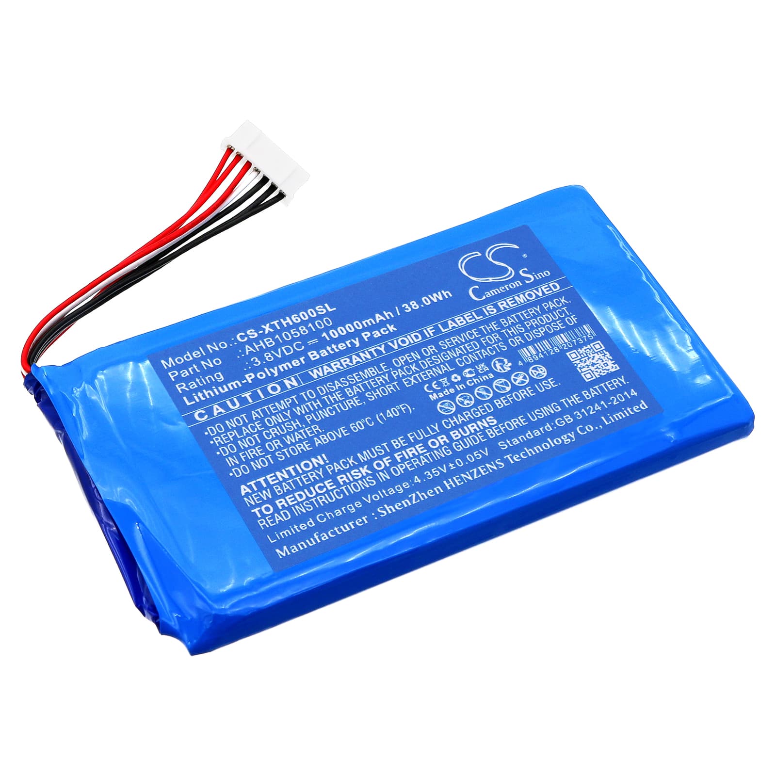 Replacement Battery for XTOOL D8 OBD2 DIAGNOSTIC TOOL - CS-XTH600SL-1.jpg
