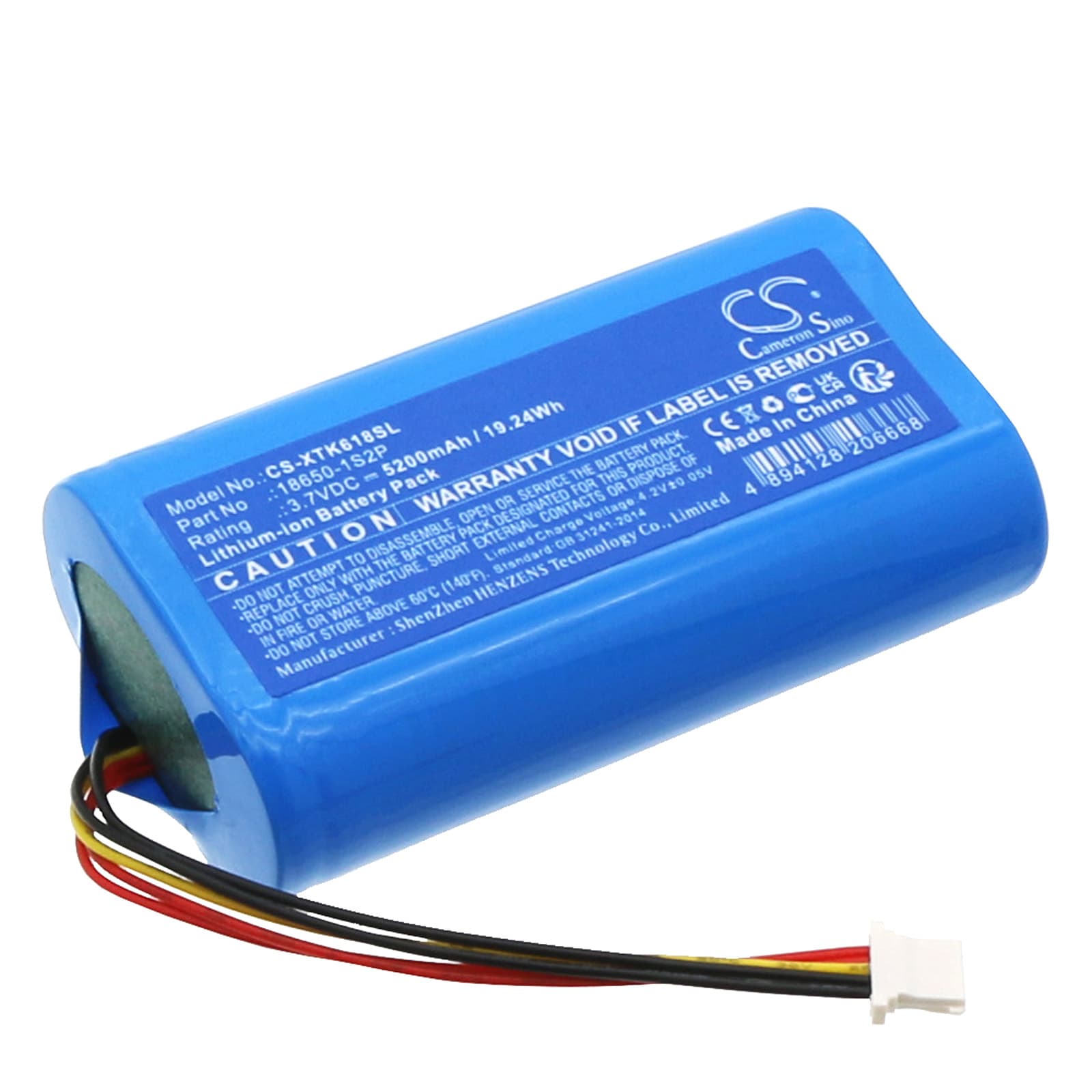 Replacement Battery for XTOOL InPlus IK618 Automotive Key Programmer - CS-XTK618SL-1.jpg
