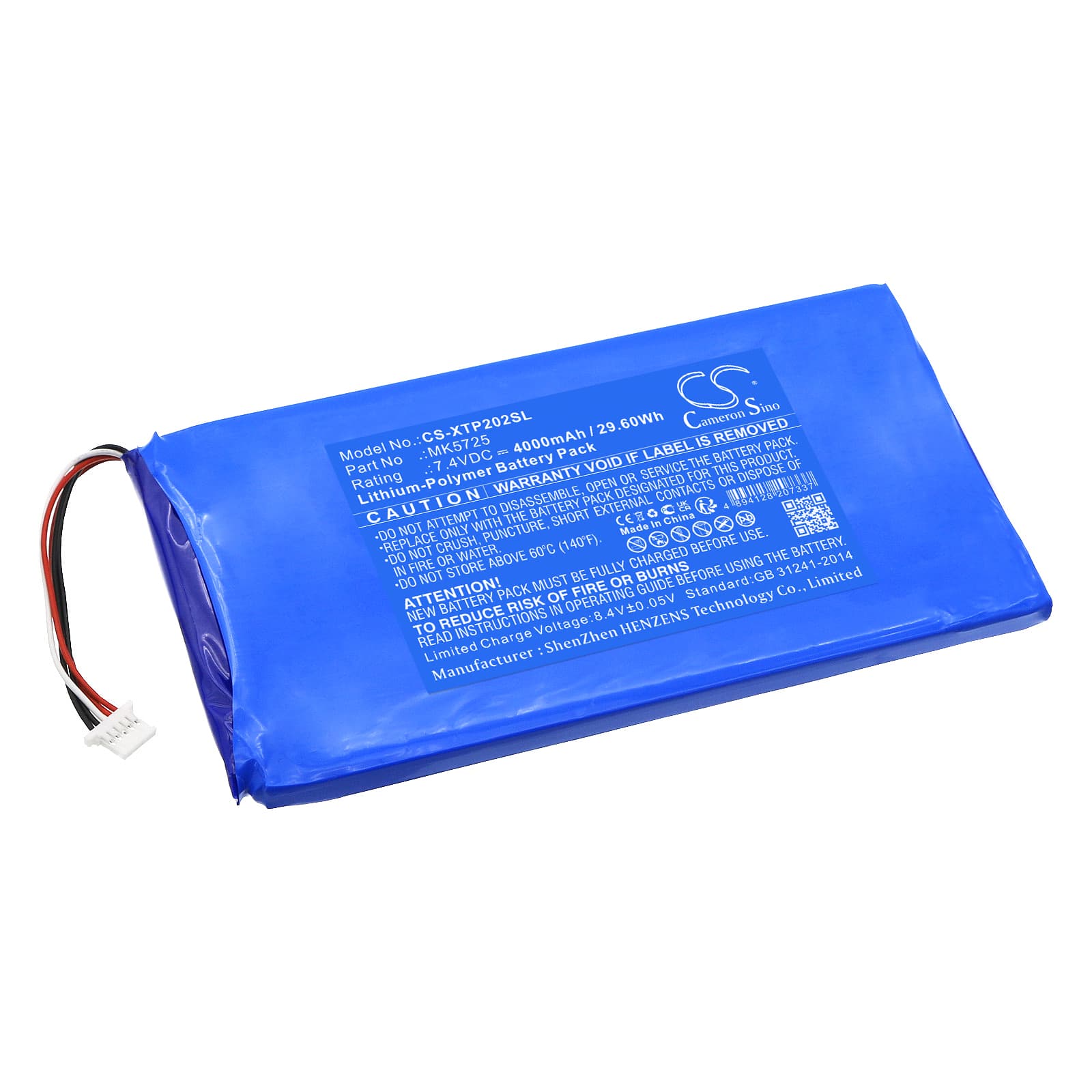 Replacement Battery for XTOOL X100 Pad2 - CS-XTP202SL-1.jpg