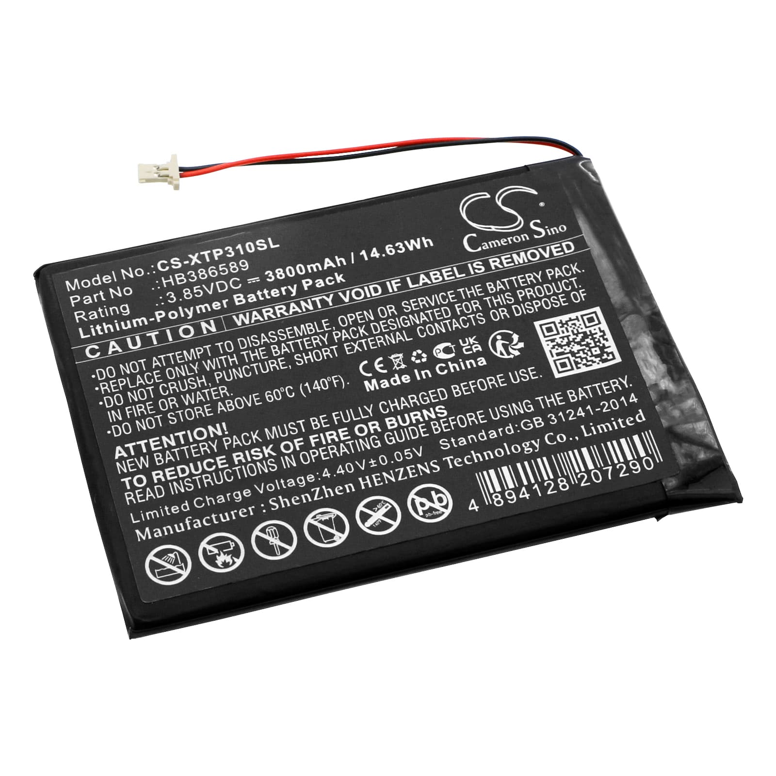 Replacement Battery for XTOOL X100PAD AUTO Key Programmer Tablet