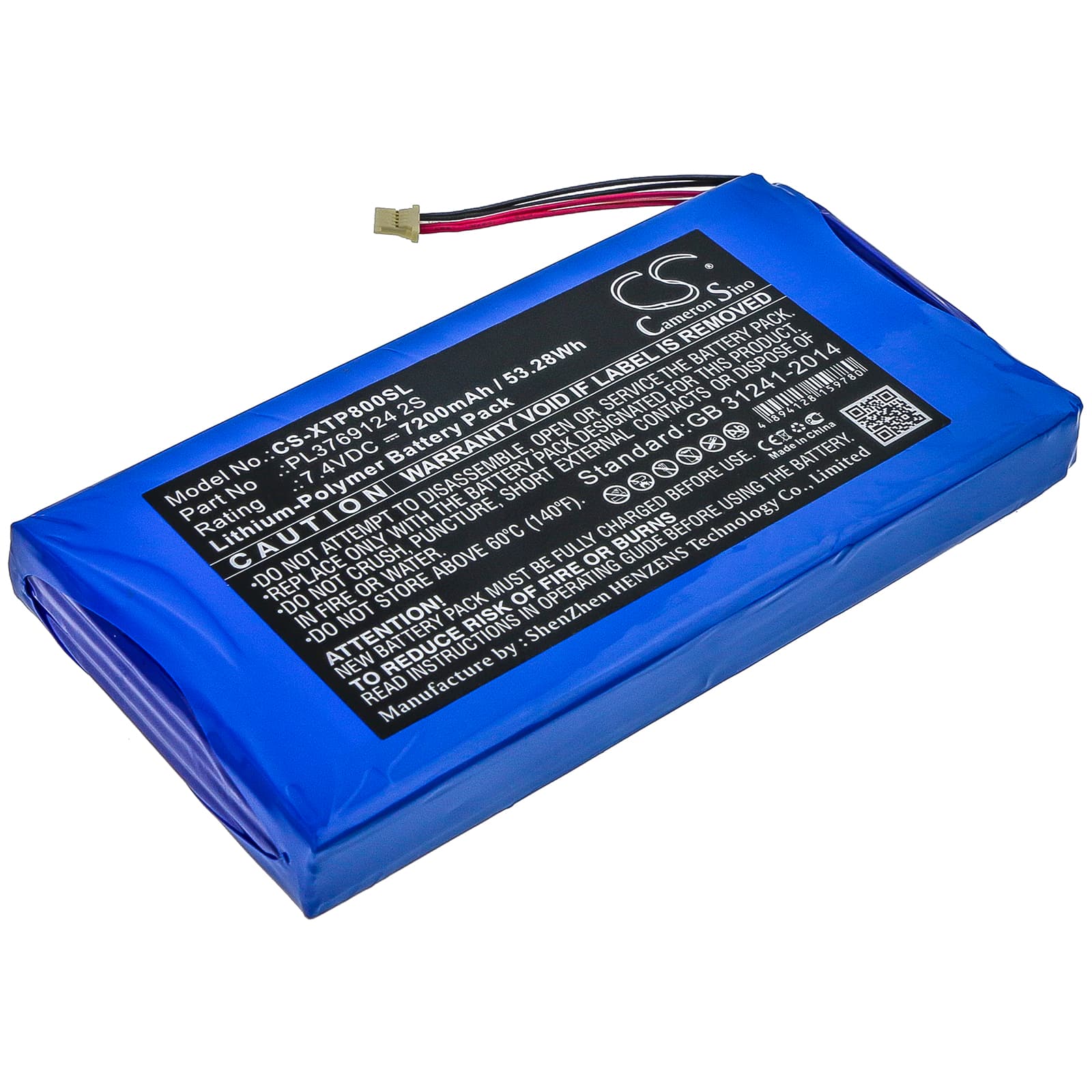 Replacement Battery for XTOOL PS80 - CS-XTP800SL-1.jpg