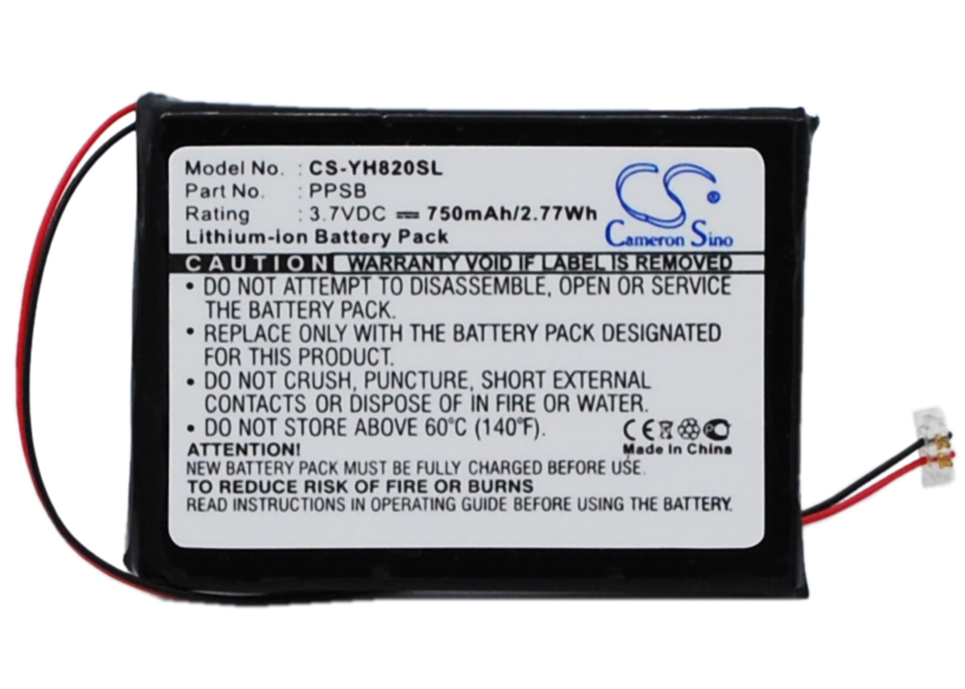 Replacement Battery for Samsung YEEP YH-820 - CS-YH820SL-1.jpg