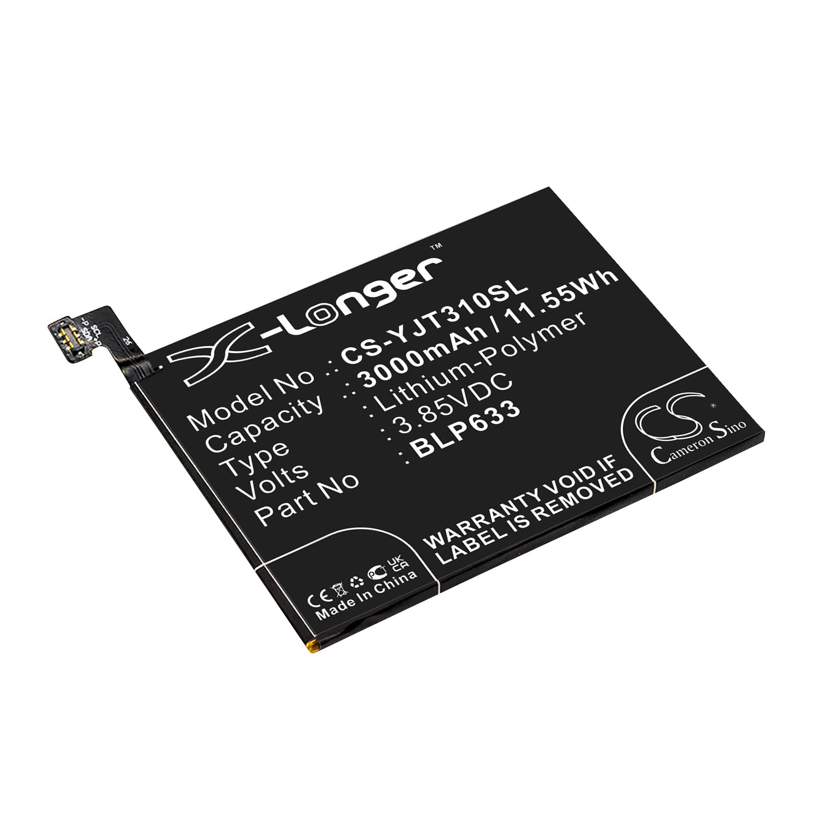 Replacement Battery for OnePlus 3T - CS-YJT310SL-1.jpg