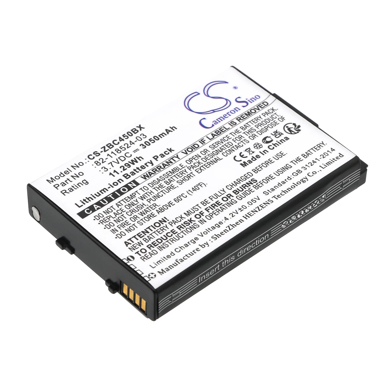 Replacement Battery for Zebra MC45 - CS-ZBC450BX-1.jpg