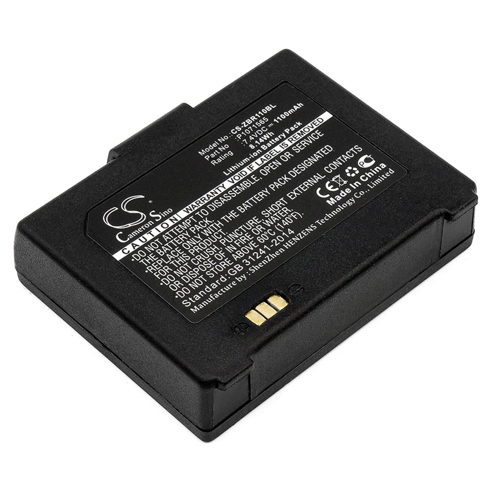 Replacement Battery for Zebra ZQ110 - CS-ZBR110BL-1.jpg