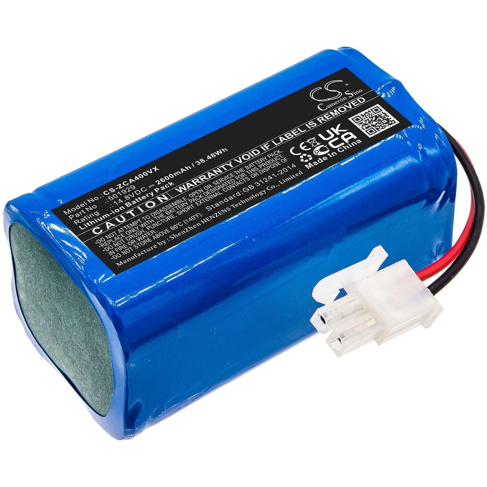 Replacement Battery for Concept VR2000 2v1 Perfect Clean - CS-ZCA400VX-1.jpg