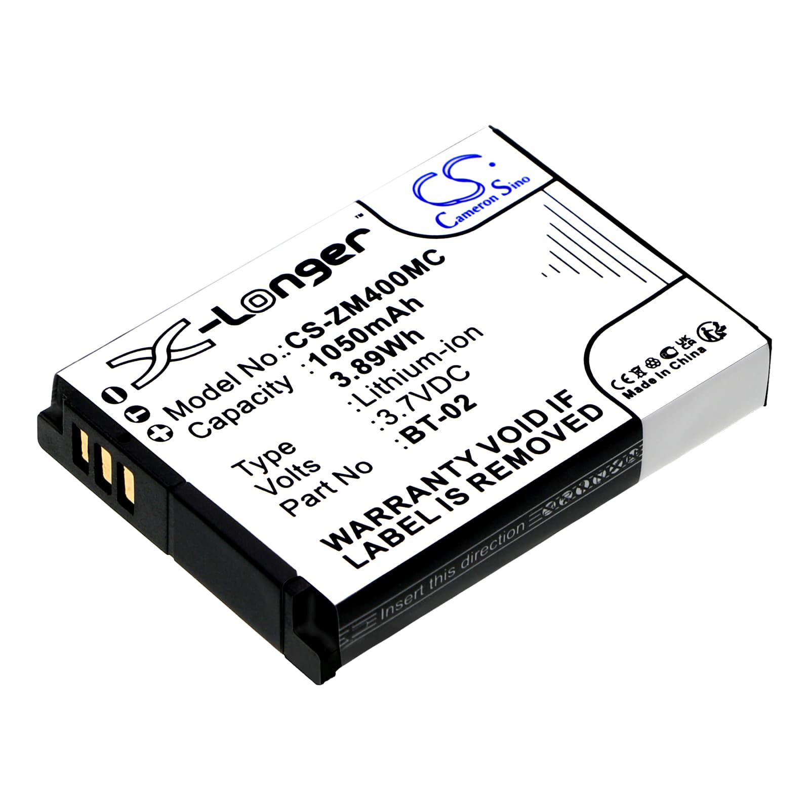 Replacement Battery for HP LC200W Mini WiFi Cam - CS-ZM400MC-1.jpg