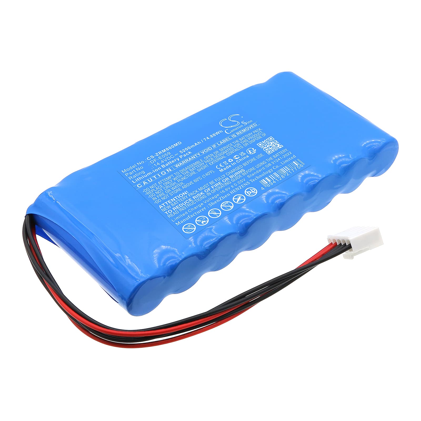 Replacement Battery for Zoncare iMAC U70 - CS-ZRM800MD-1.jpg