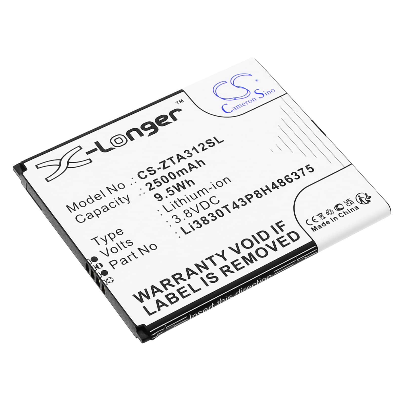 Replacement Battery for ZTE Blade A31 2021 - CS-ZTA312SL-1.jpg