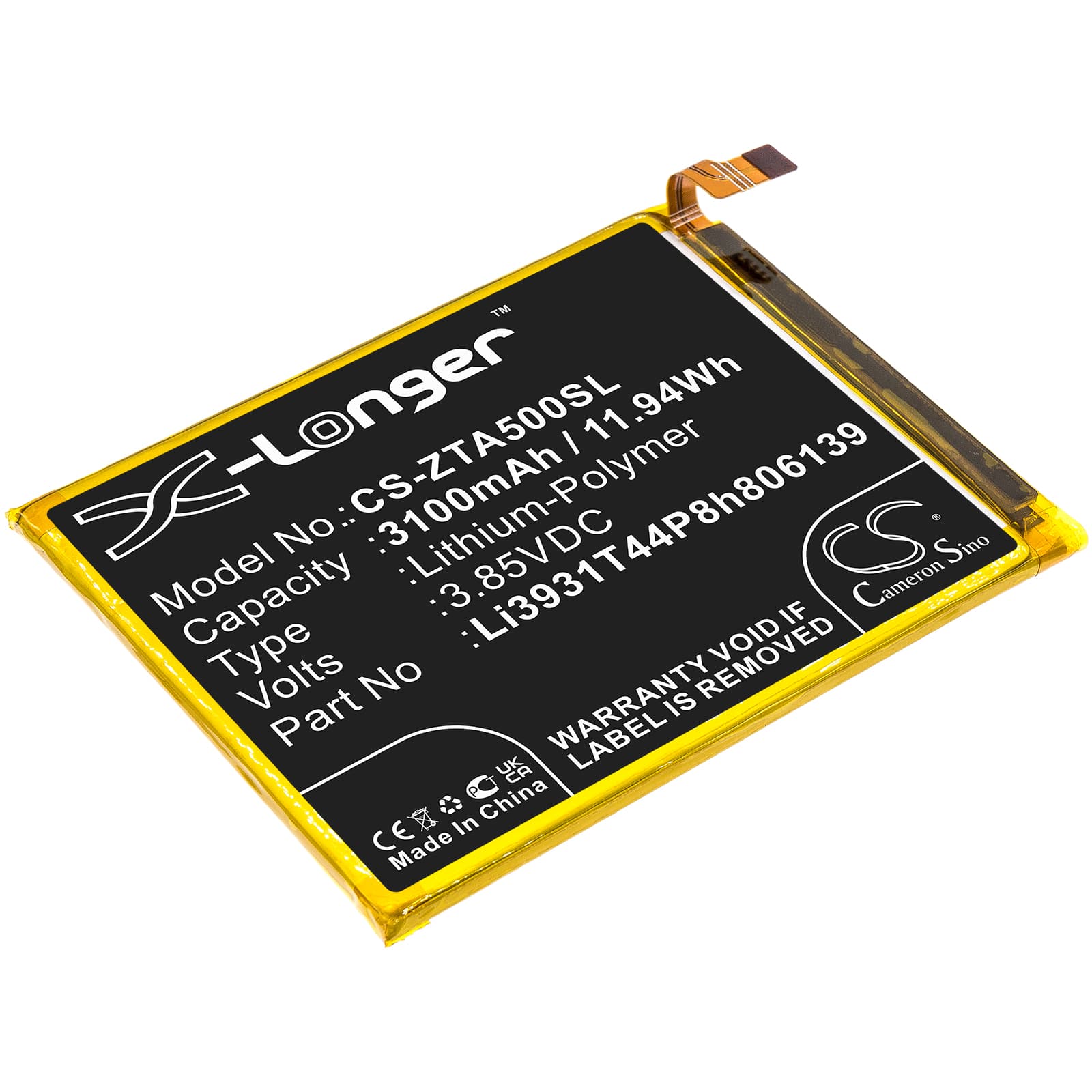 Replacement Battery for ZTE Blade A5 2020 - CS-ZTA500SL-1.jpg