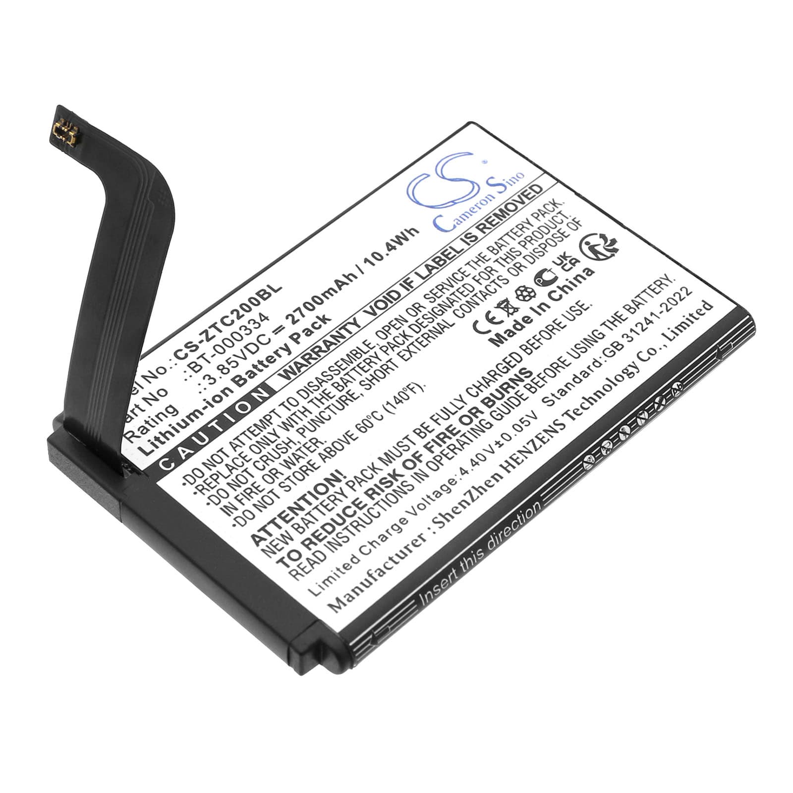 Replacement Battery for Zebra TC20 - CS-ZTC200BL-1.jpg