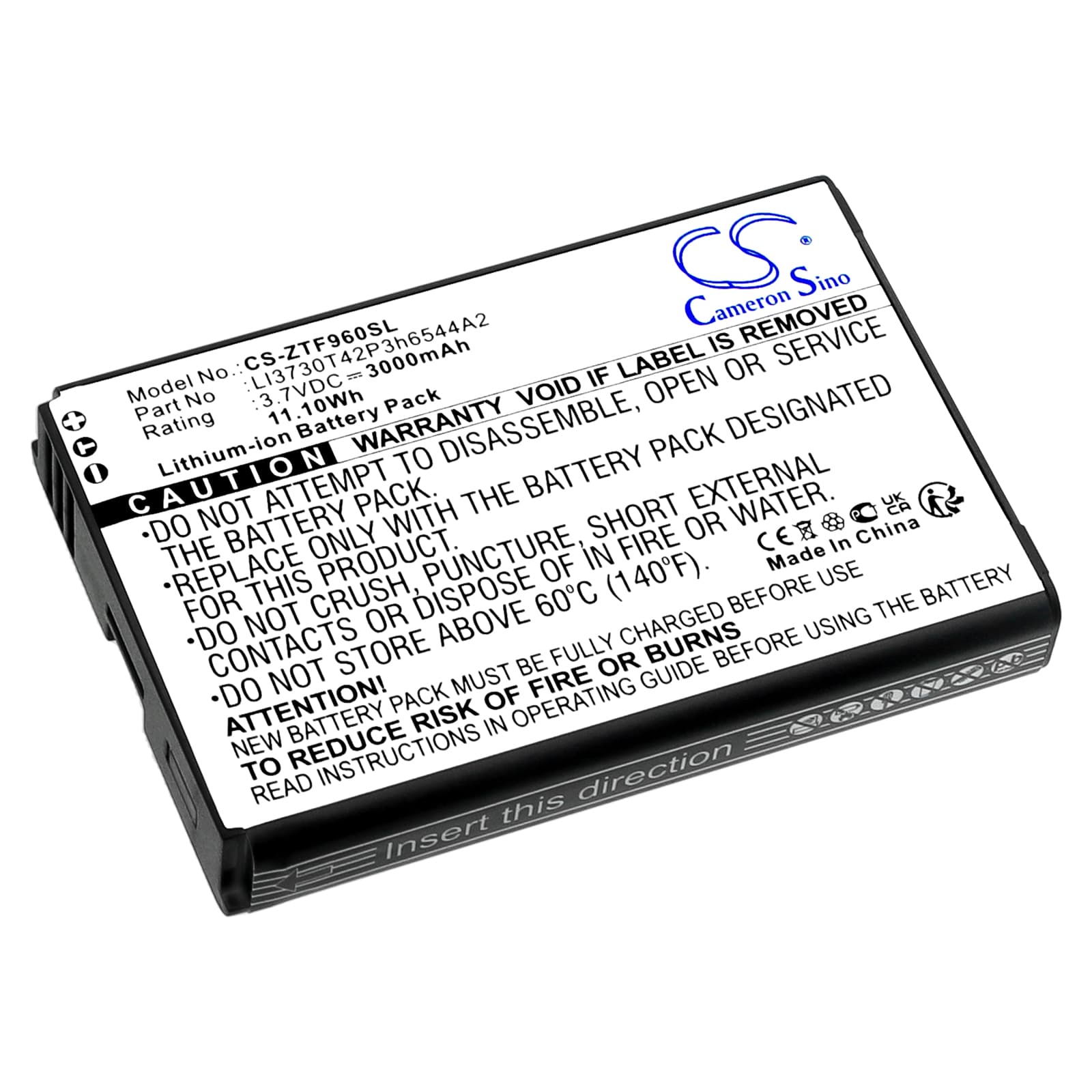 Replacement Battery for NET10 Z289L - CS-ZTF960SL-1.jpg