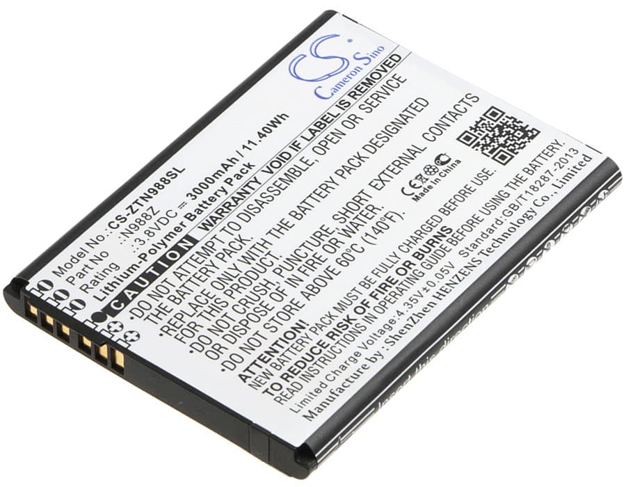 Replacement Battery for ZTE N988Z - CS-ZTN988SL-1.jpg