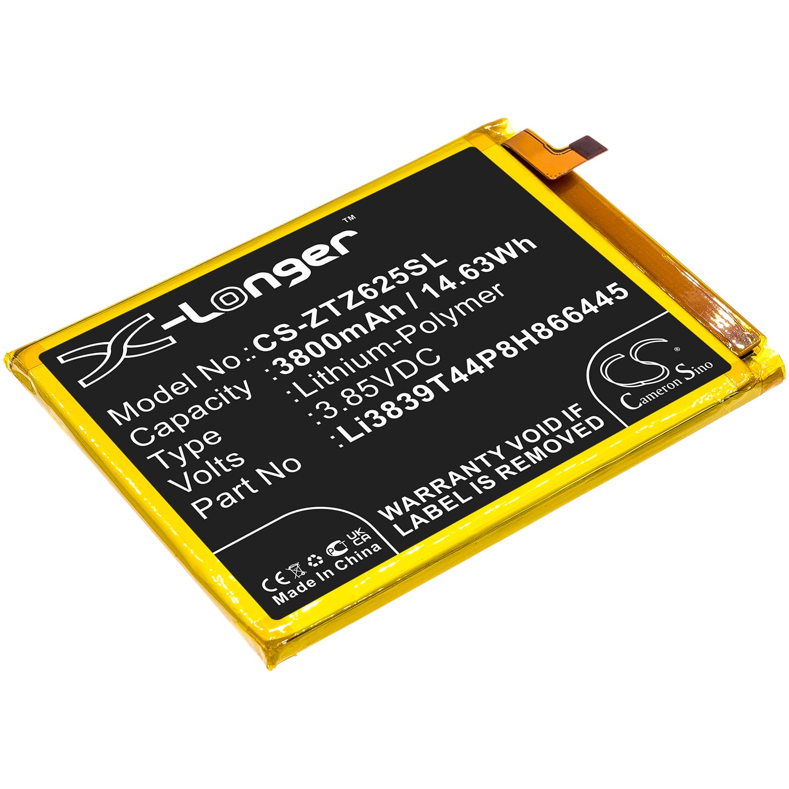 Replacement Battery for ZTE Blade 11 Prime 2020 - CS-ZTZ625SL-1.jpg