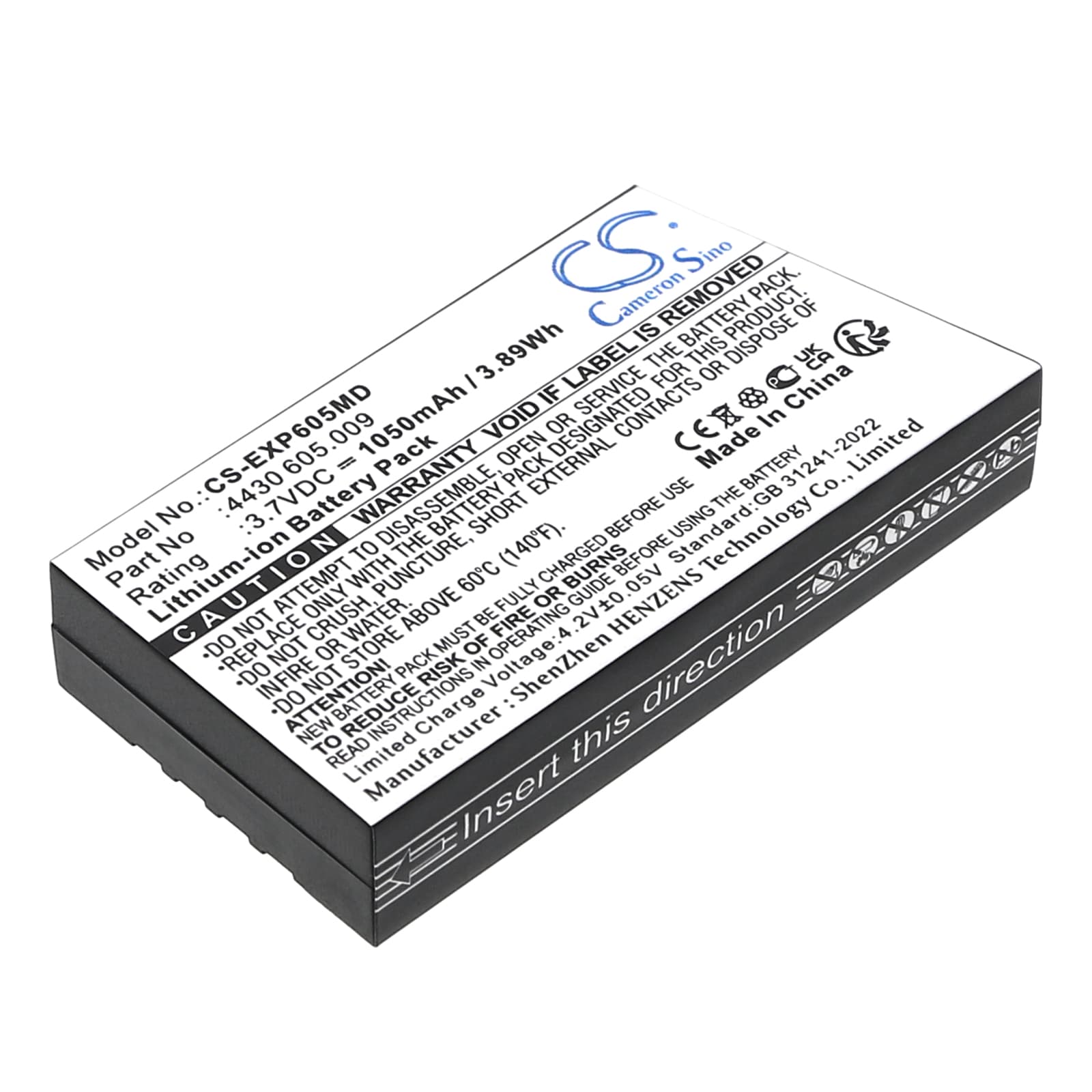 Replacement Battery for Eppendorf Easypet 3