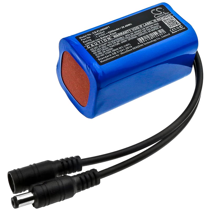 Replacement Battery for 18650 18650x4