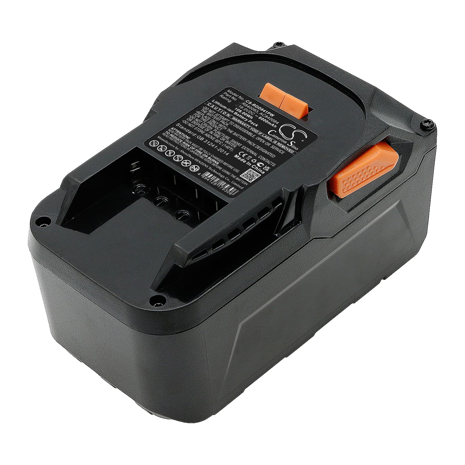 Replacement Battery for Ridgid R840084