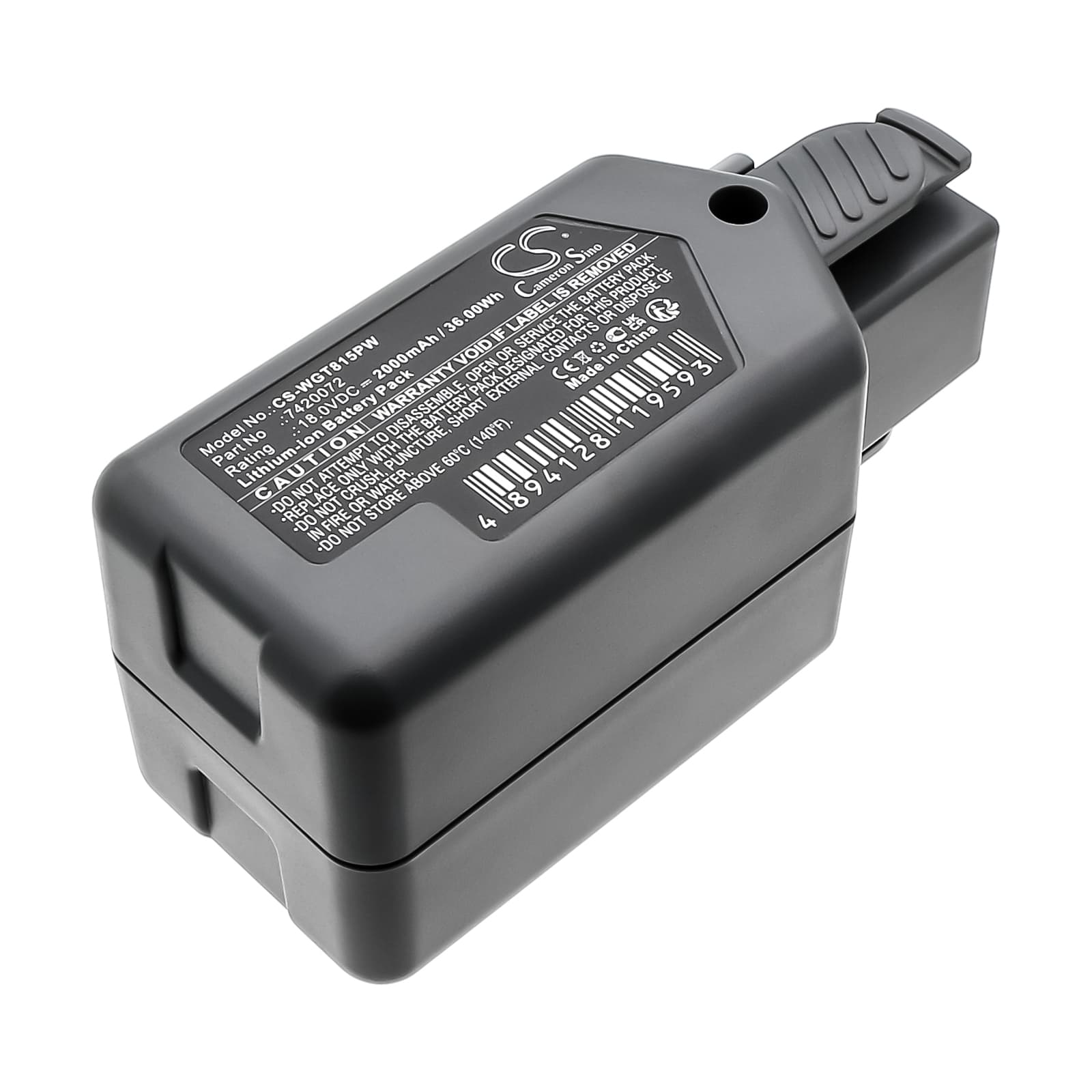 Replacement Battery for Wolf Garten Li-ion Power GTB 815 Trimmer